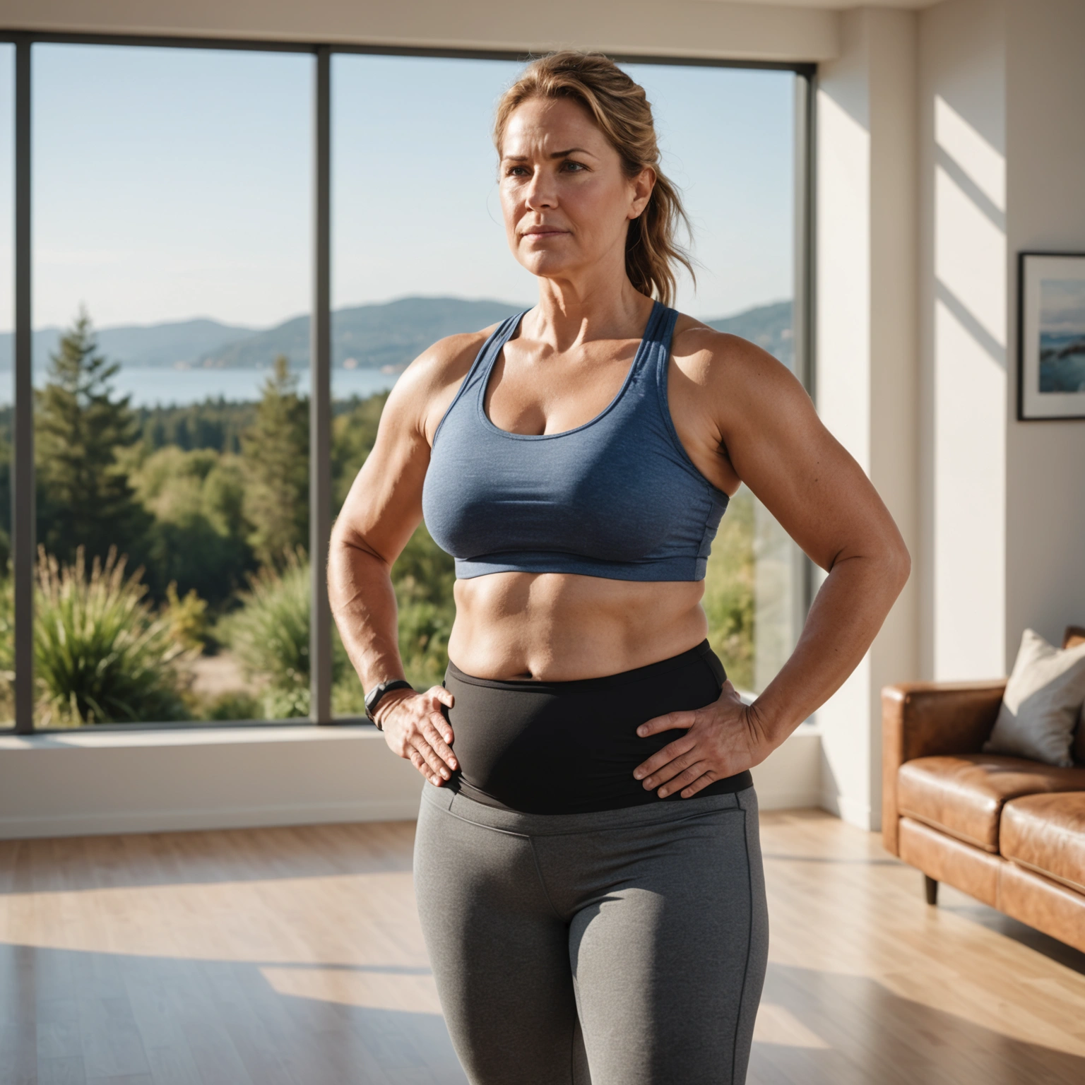 Как убрать висячий живот: после похудения и родов