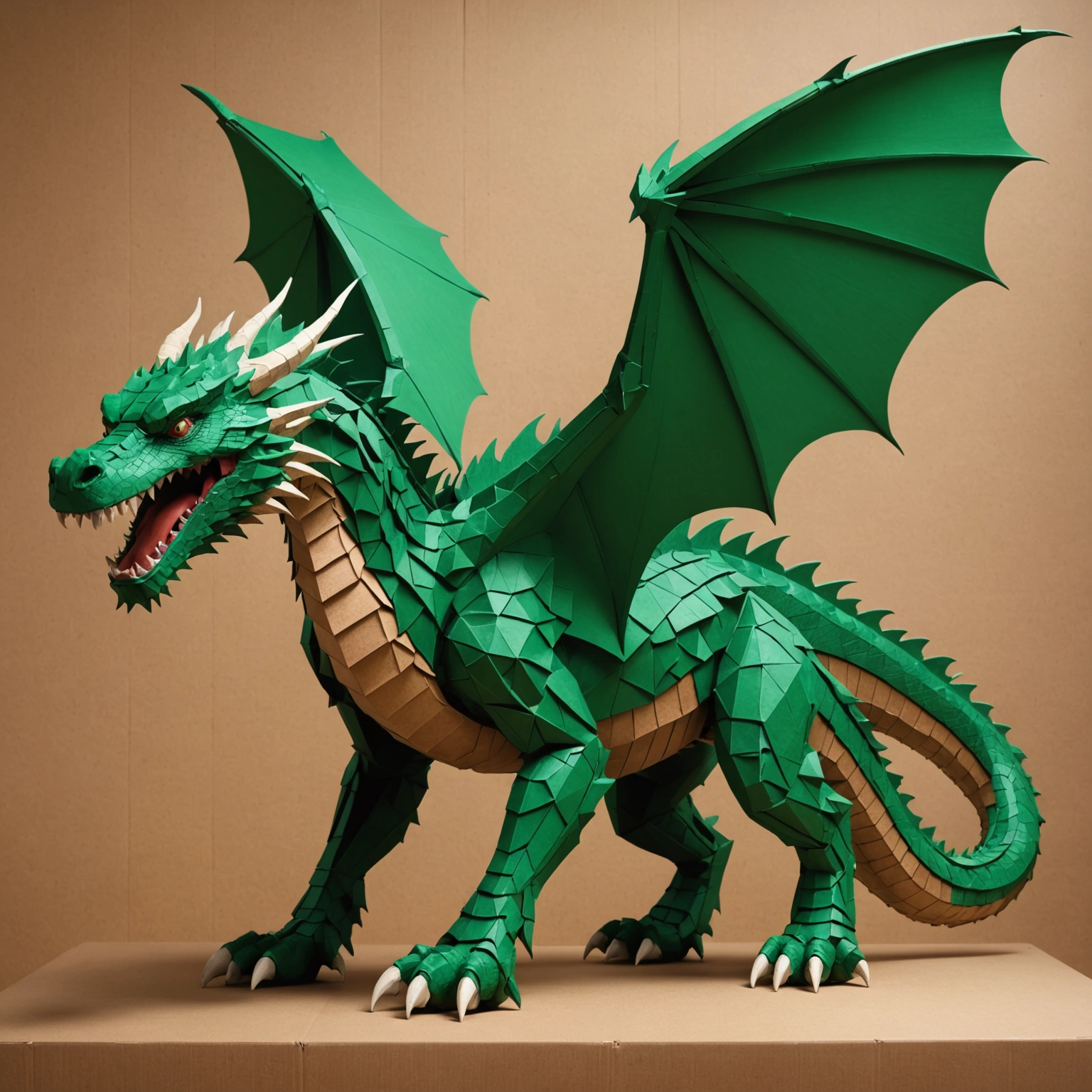 Как сделать дракона из картона 3D: Большого масштаба и впечатляющего дизайна