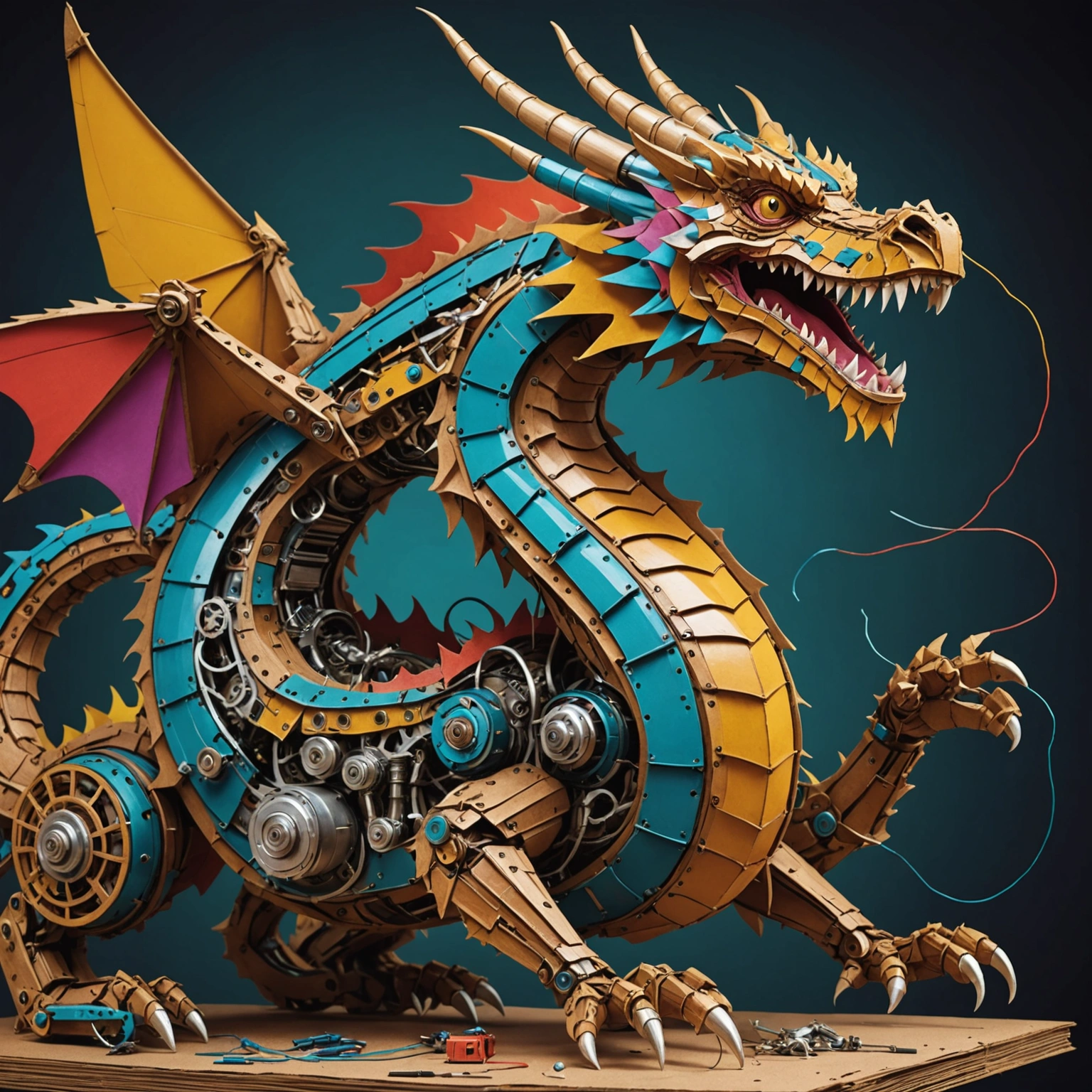 Как сделать дракона из картона который шевелится: Механический мастер-класс для творческих умов