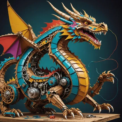 Как сделать дракона из картона который шевелится: Механический мастер-класс для творческих умов